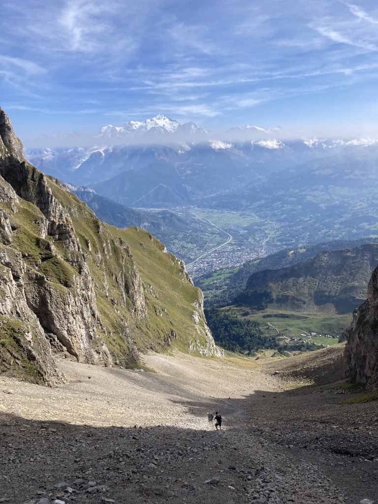 Après les Cheminées de Sallanches