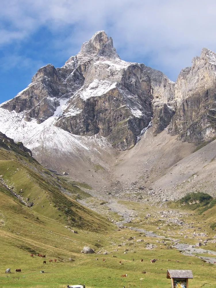 La Pointe Percée vue depuis Doran