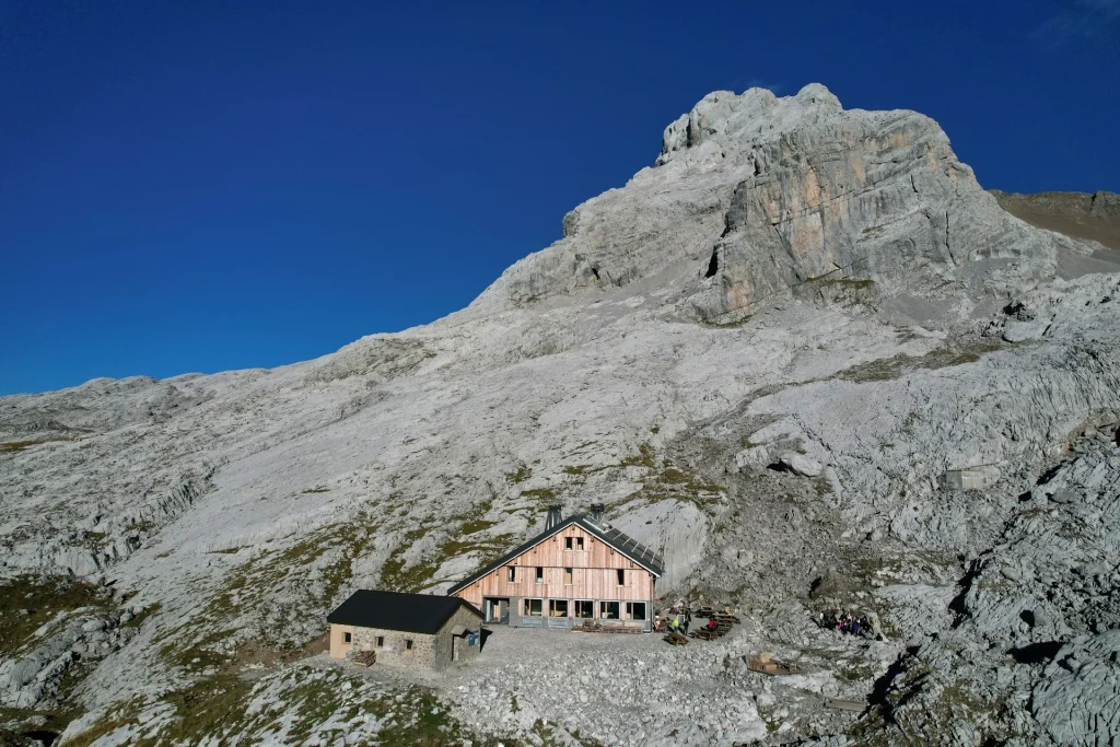 Refuge de Gramusset vu du ciel